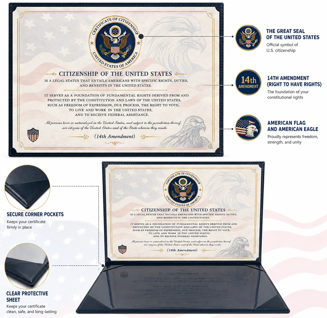 US Naturalization Certificate Cover